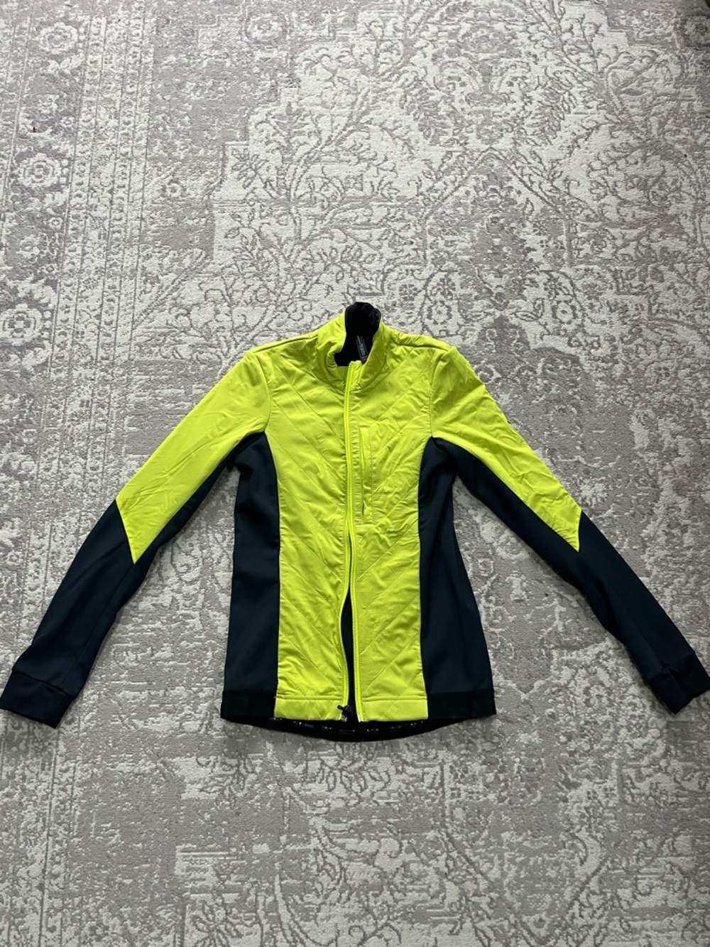 Specialized Black Jacket with Yellow Stitching